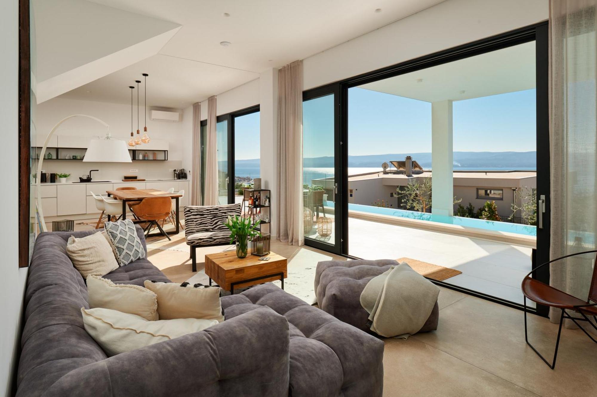 Villa Askana, 3 Bedrooms, 4 Baths, Infinity Pool, Whirlpool, Sea View, Outdoor Kitchen Jesenice  Exteriér fotografie